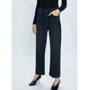 PISTOLA Lexi Mid-Rise Bowed Straight Jeans in Mercury Sz 30 - NWT!!